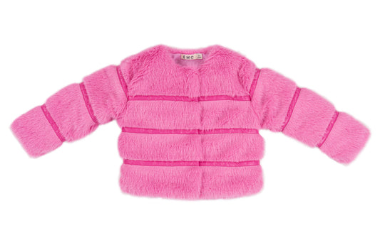 Hot Pink Fur Jacket
