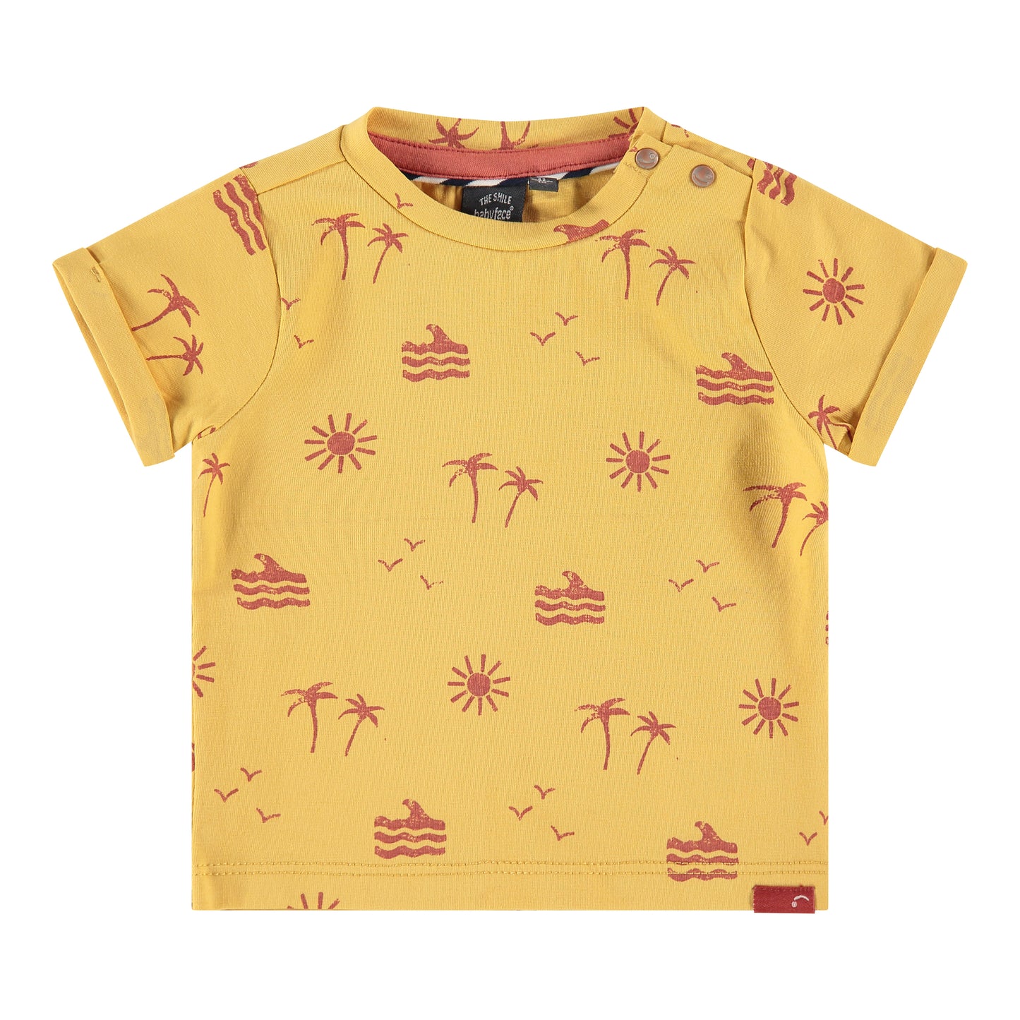 Yellow Beach Short Sleeve Tee