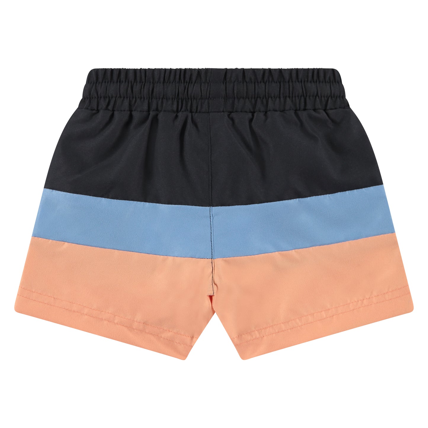 Orange Navy Swim Trunk