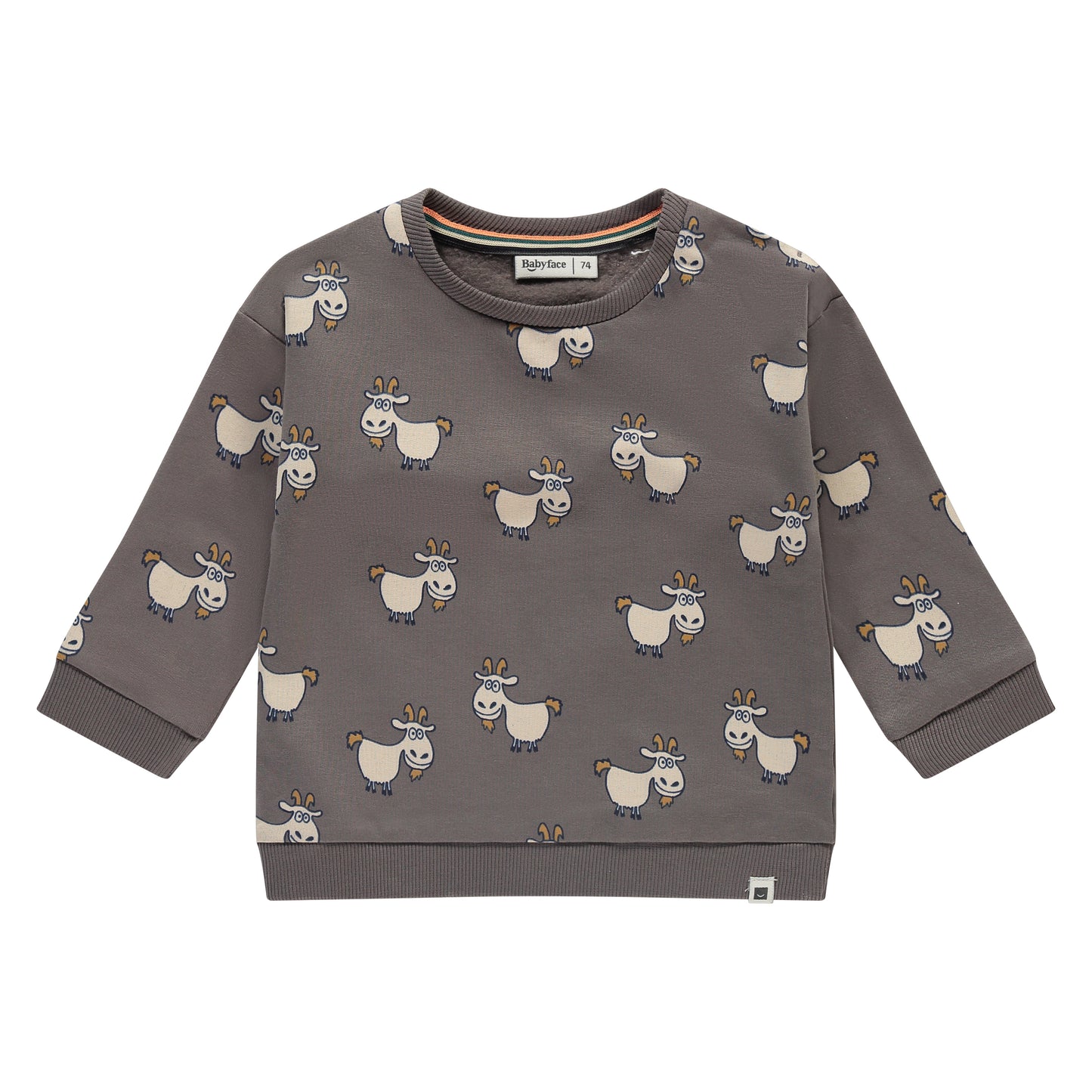 Dark Grey Funny Goat Sweatshirt