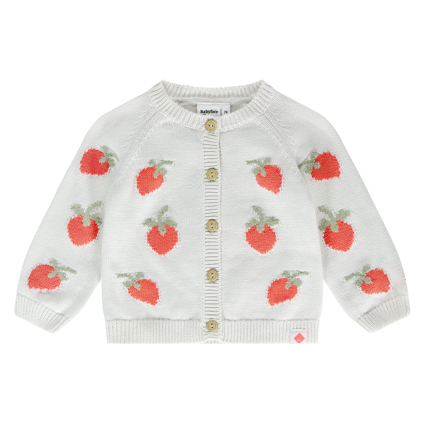 Strawberry & Cream Button Cardigan