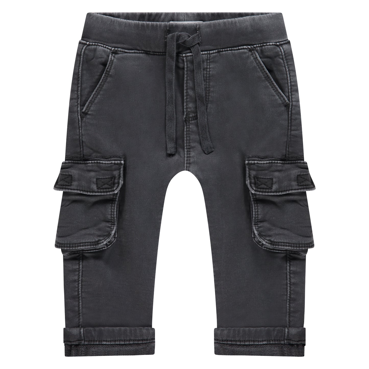 Dark Grey Cargo Baby Denim