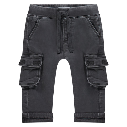 Dark Grey Cargo Baby Denim