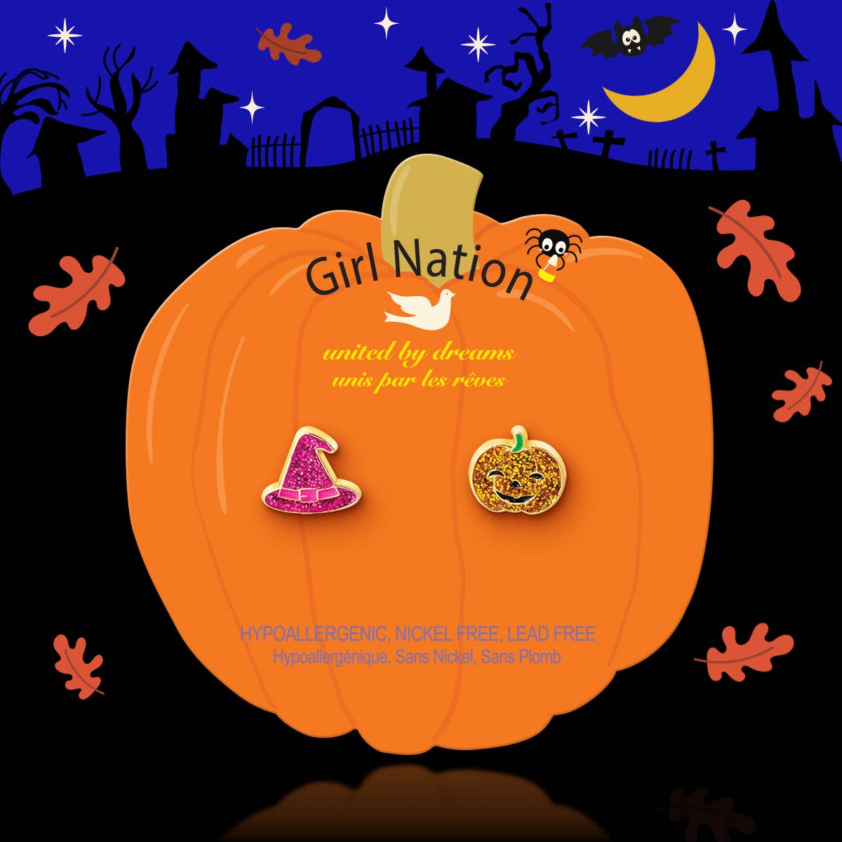 Pumpkin Magic | Halloween | Perfect Pair Earrings for Girls