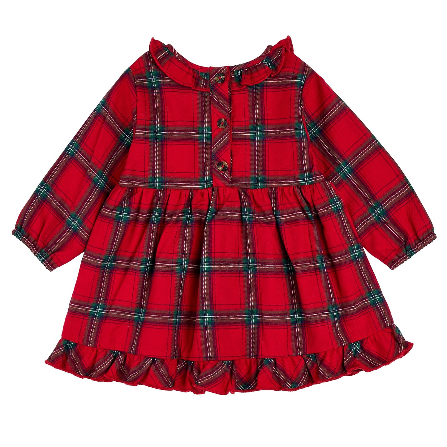 Scarlet Plaid 3pc Flannel Dress Set