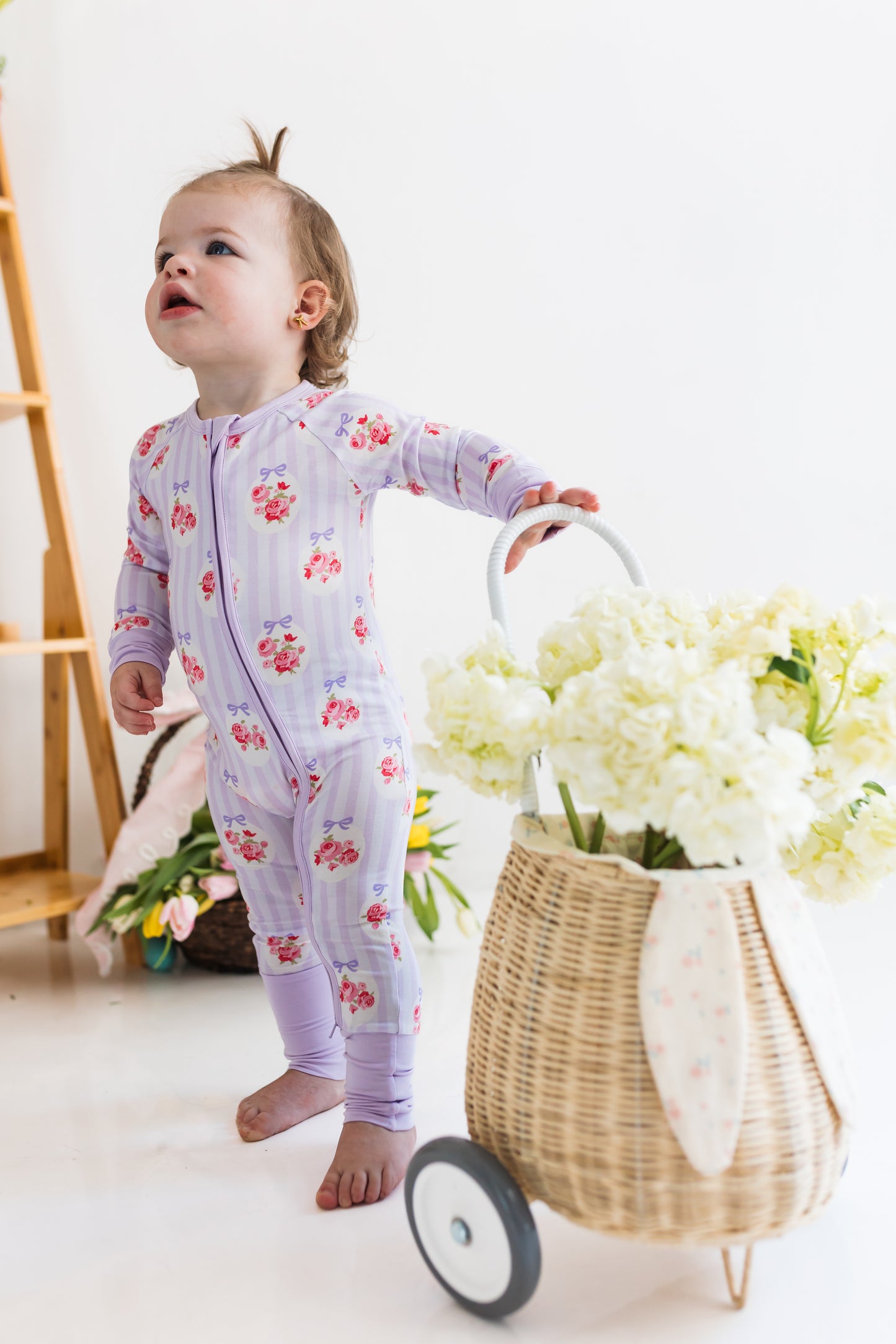 Petal Pop Zipper Romper