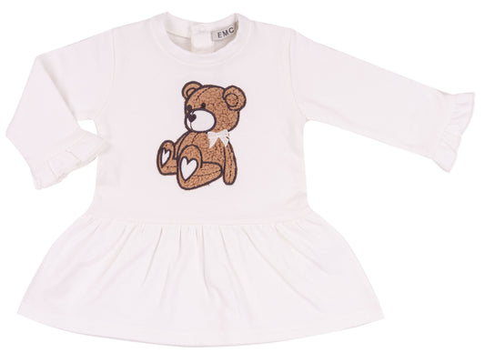 White Teddy Dress