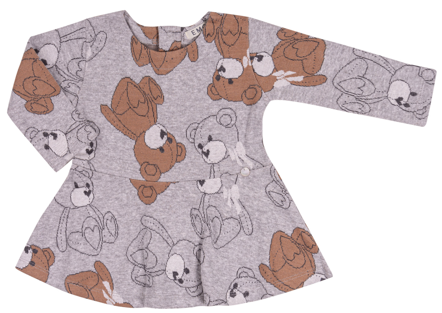 Heather Grey Teddy Dress