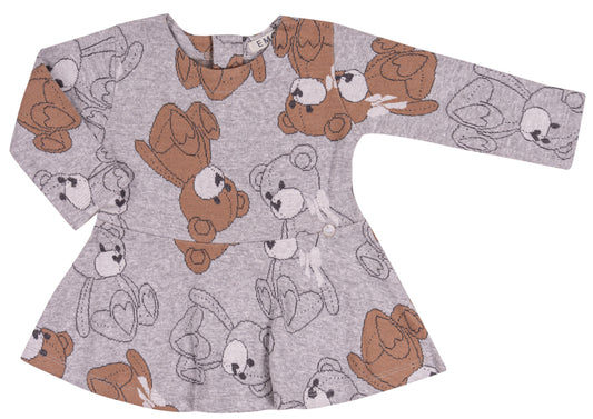 Heather Grey Teddy Dress