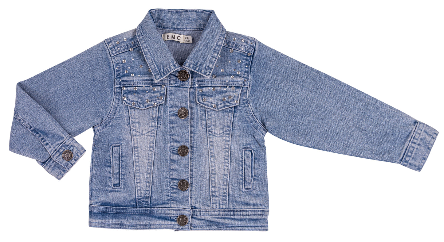 Rhinestone Denim Jacket