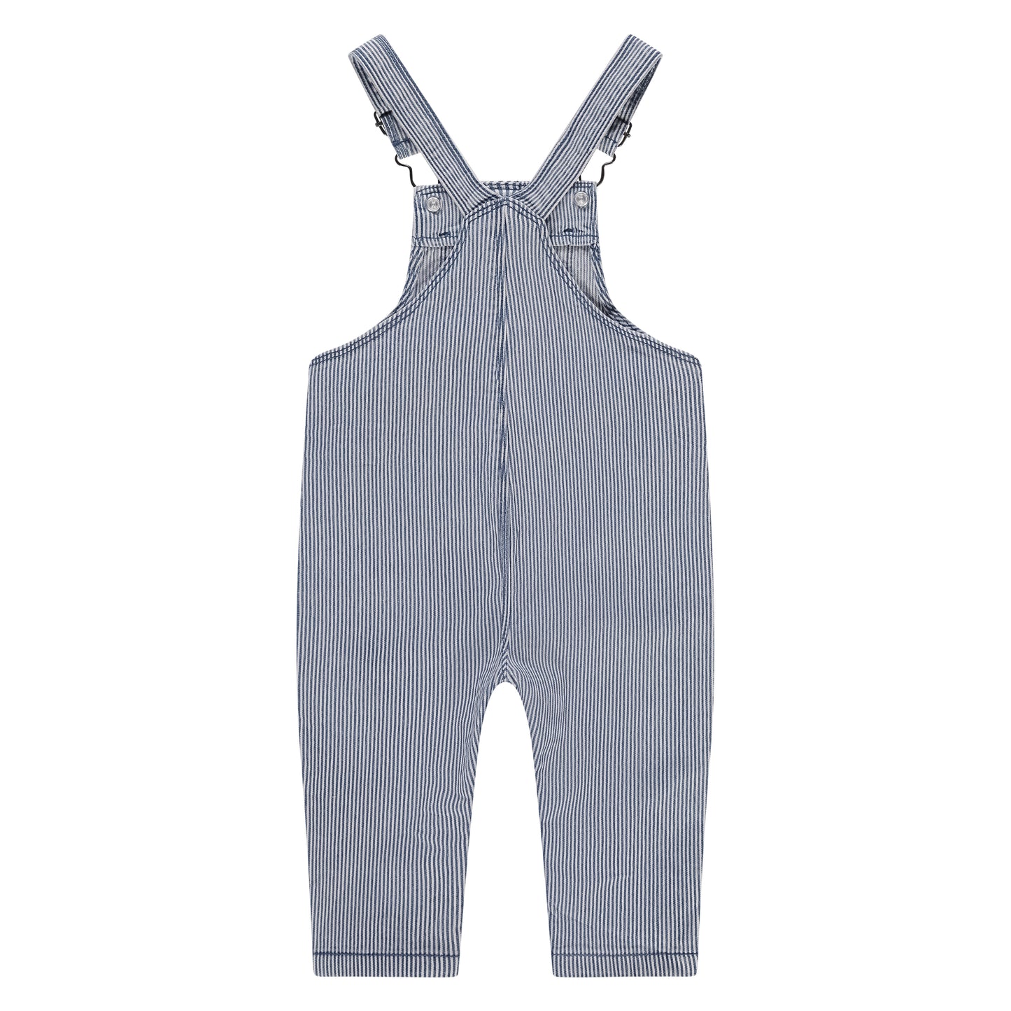 Blue & White Stripe Overall