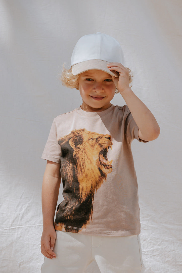 Roaring Lion Photoreal Taupe T-Shirt