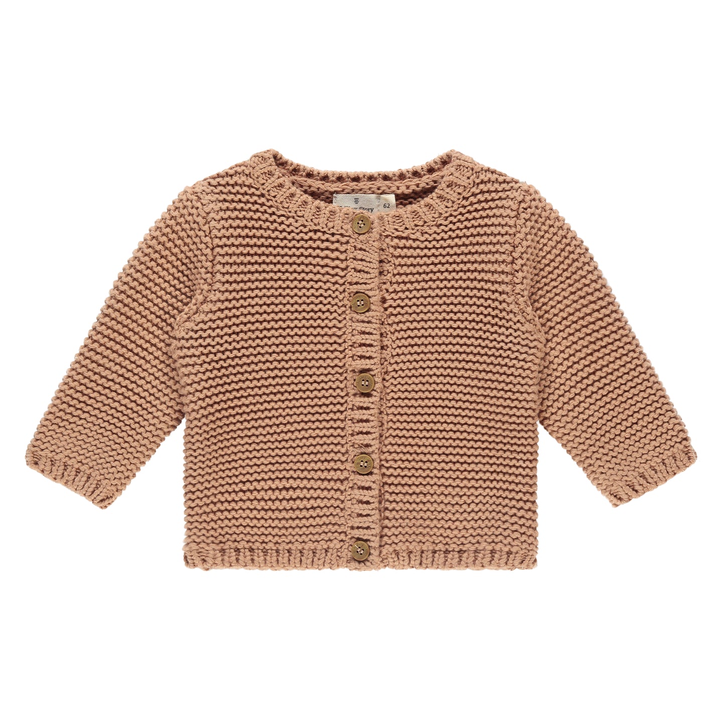 Tan Button Front Cardigan