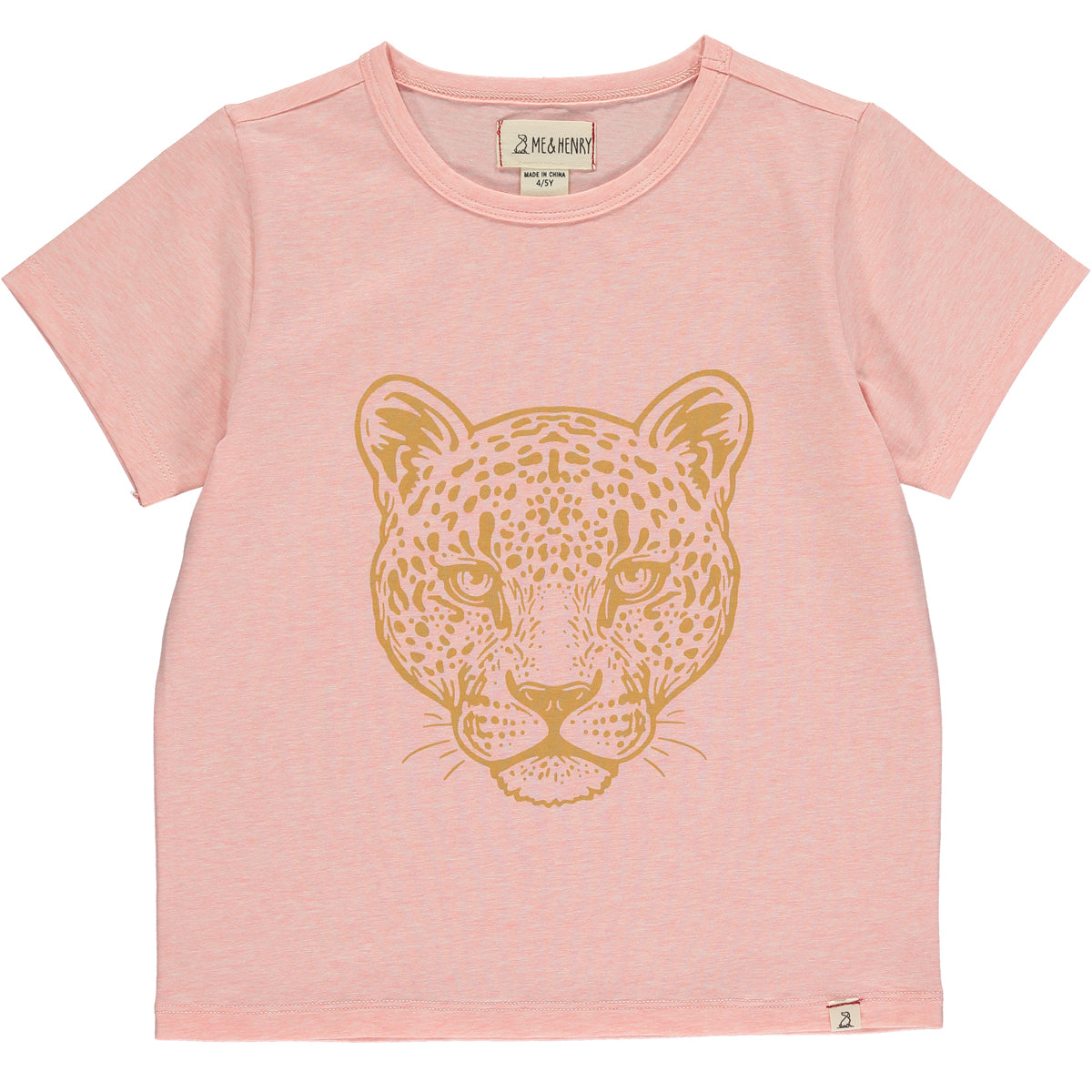 Neon Coral Leopard Tee