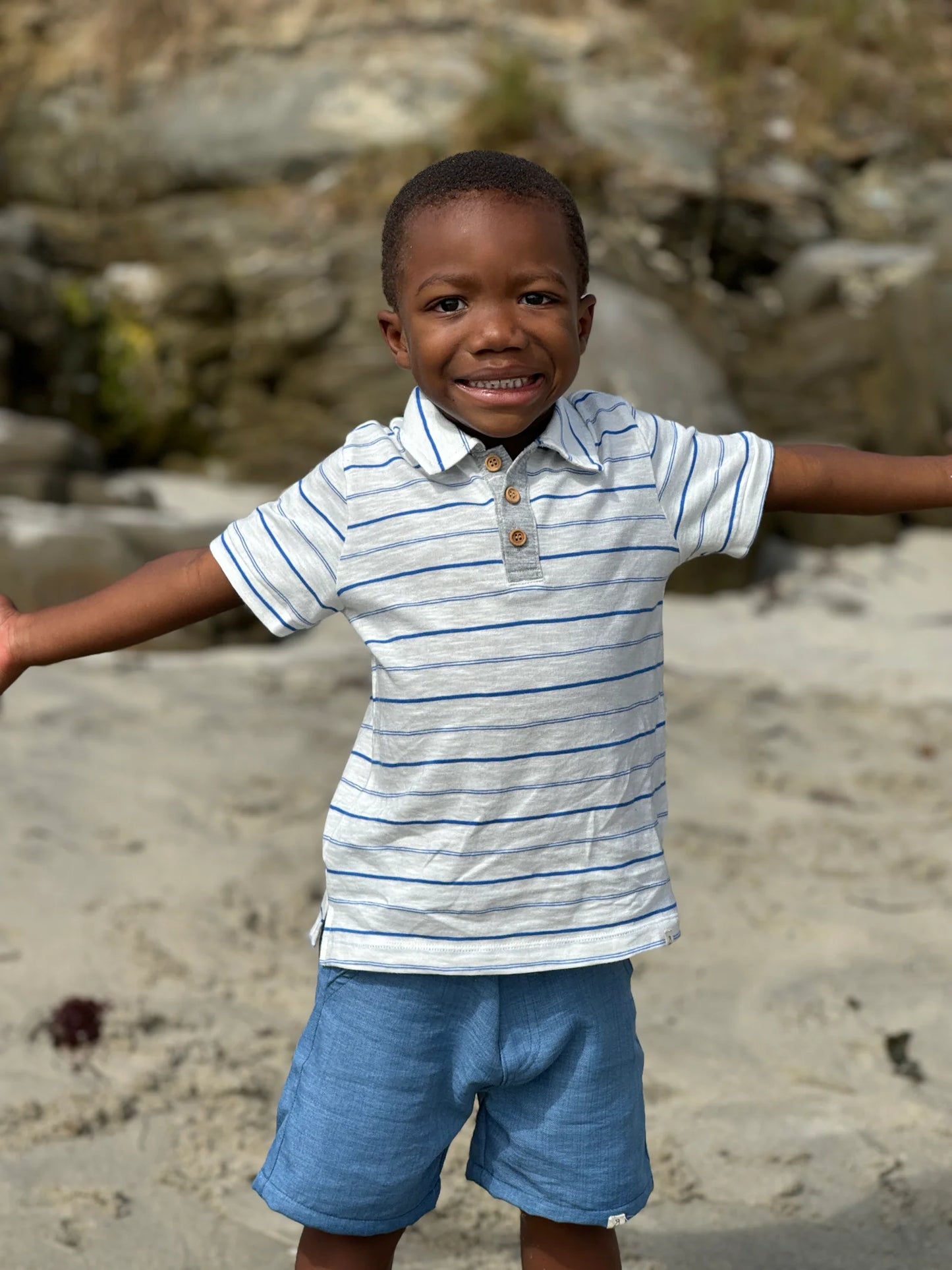 Chambray Crew Shorts