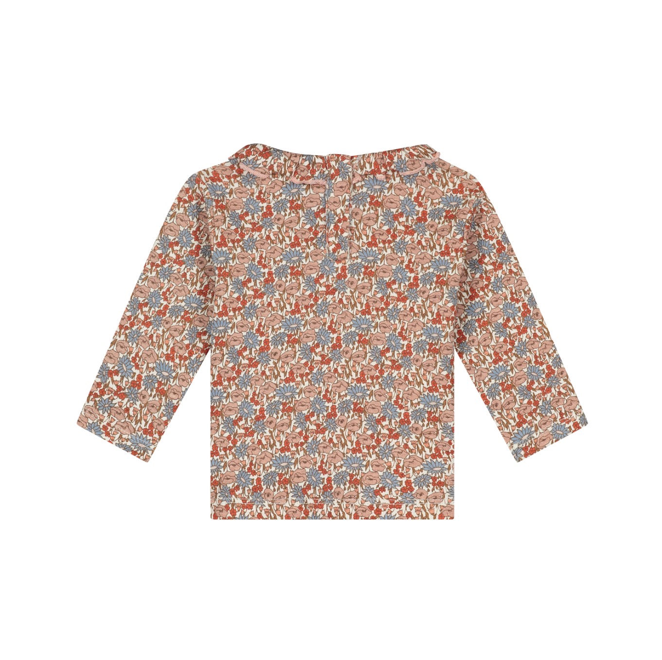 Floral Ribbed Long Sleeve