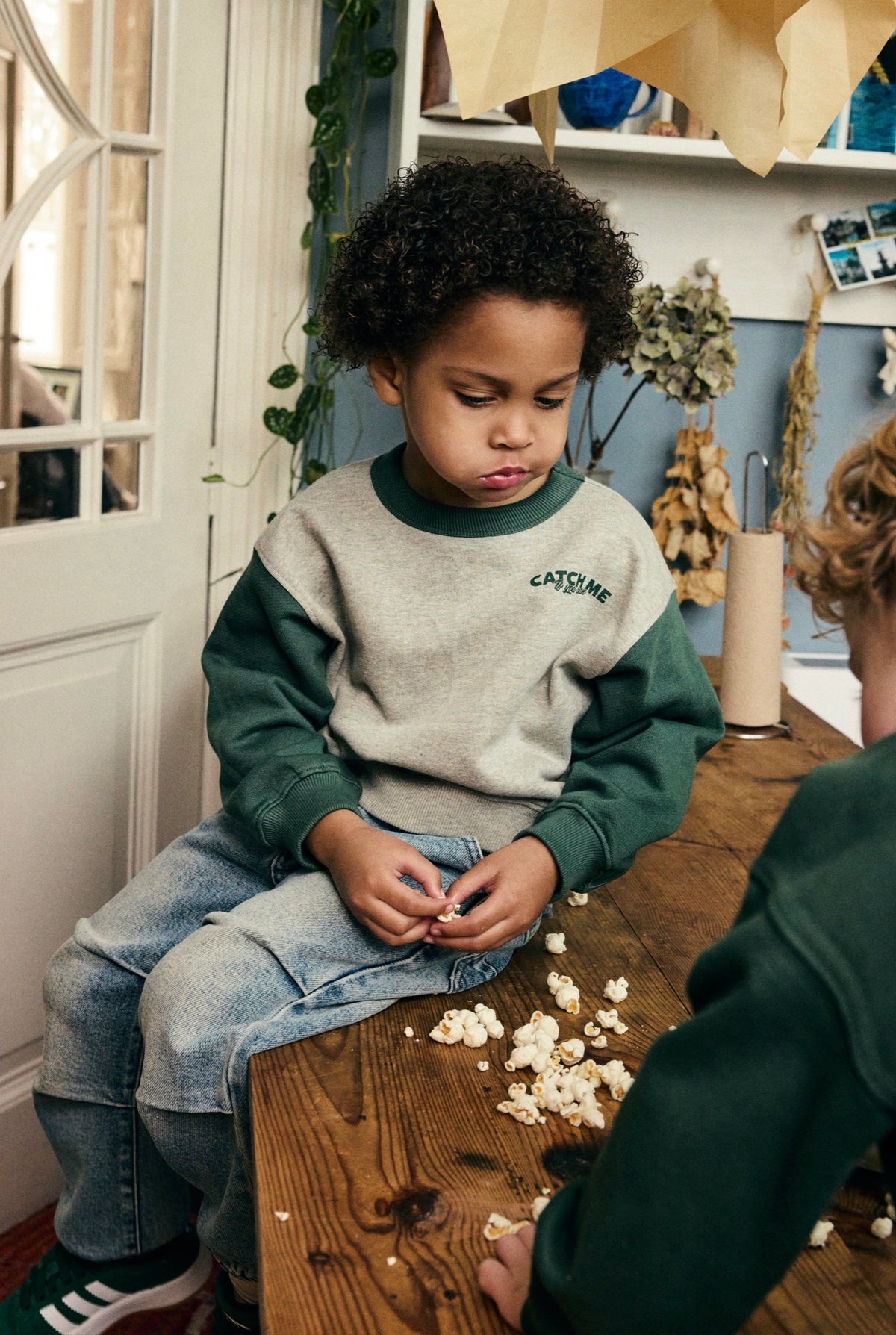 Football Colorblock Sweatshirt