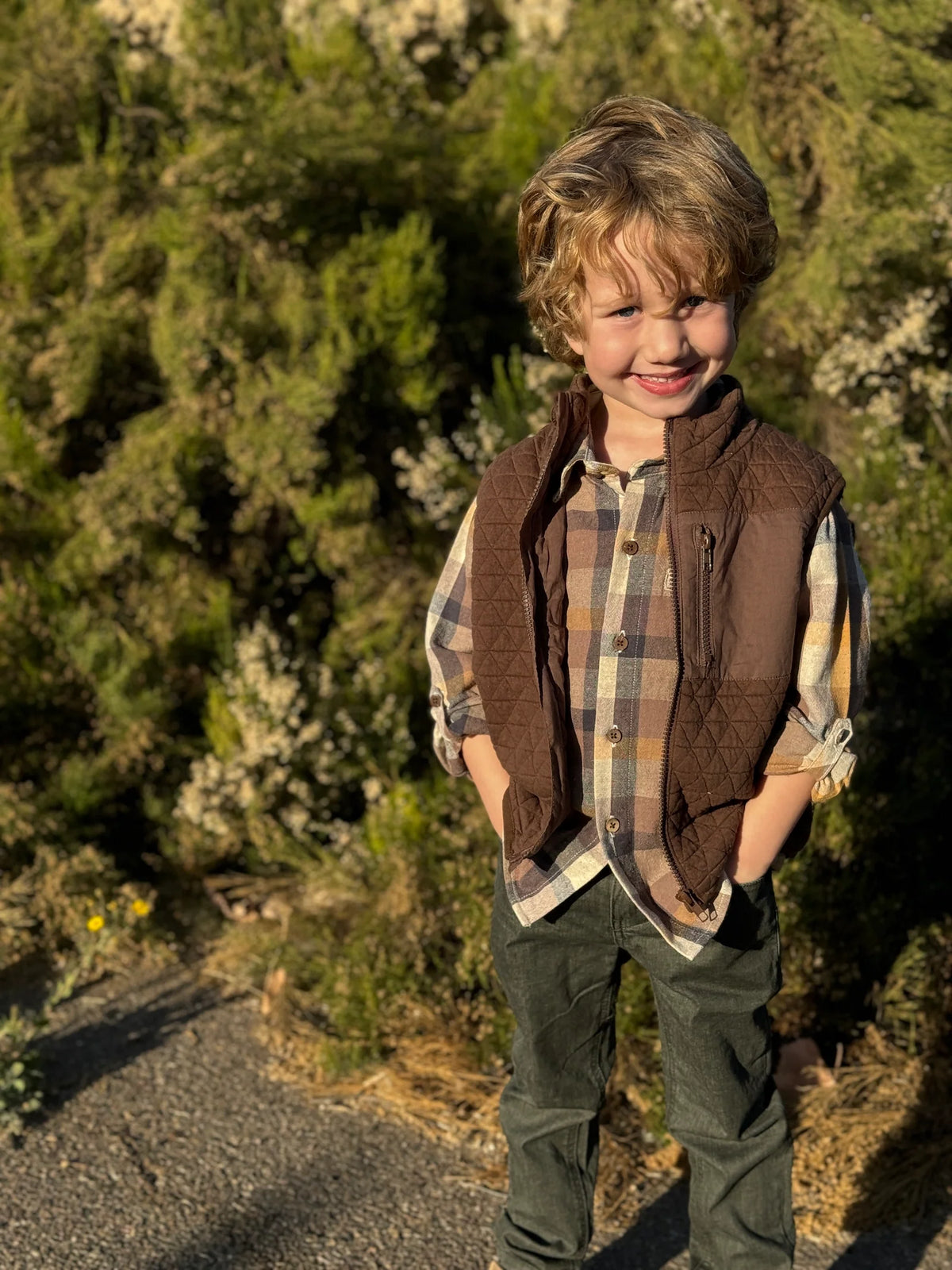 HUNTER BROWN VEST