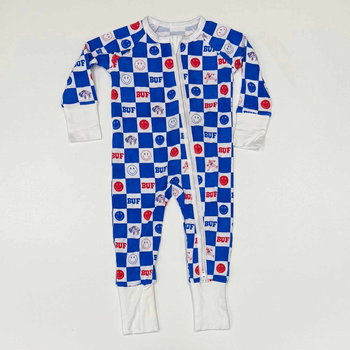 Buff Check Bamboo Zippy