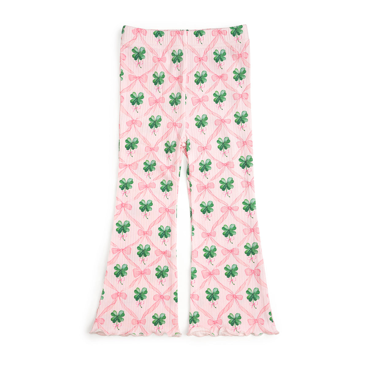 COQUETTE CLOVER ST. PATRICK'S DAY FLARE LEGGING