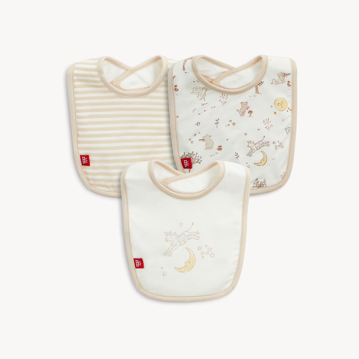 Bedtime Rhymes Modal Magnetic Bib 3-Pack