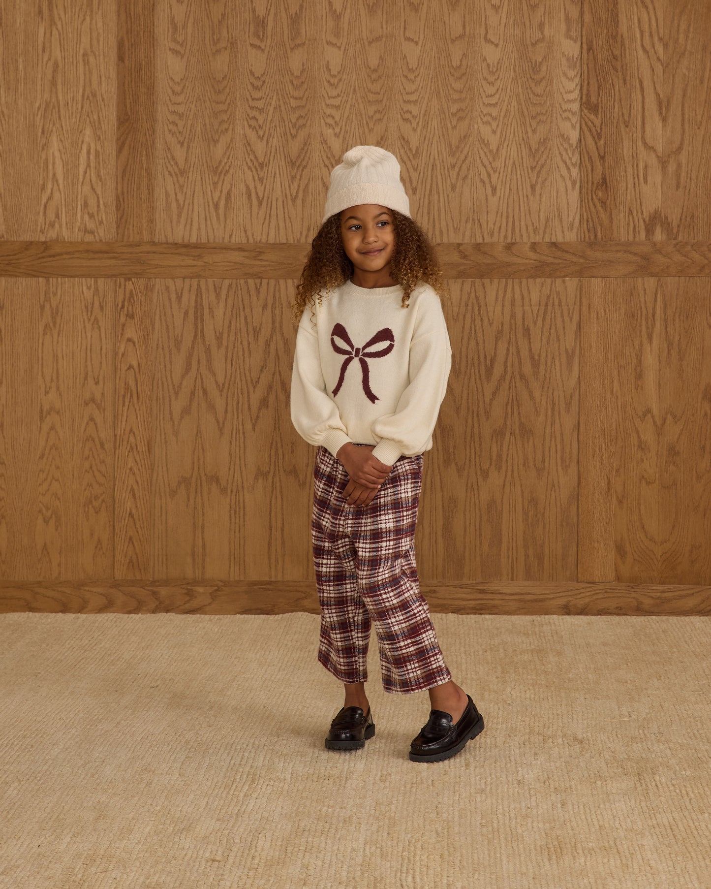 Brooklyn Trouser || Burgundy Plaid