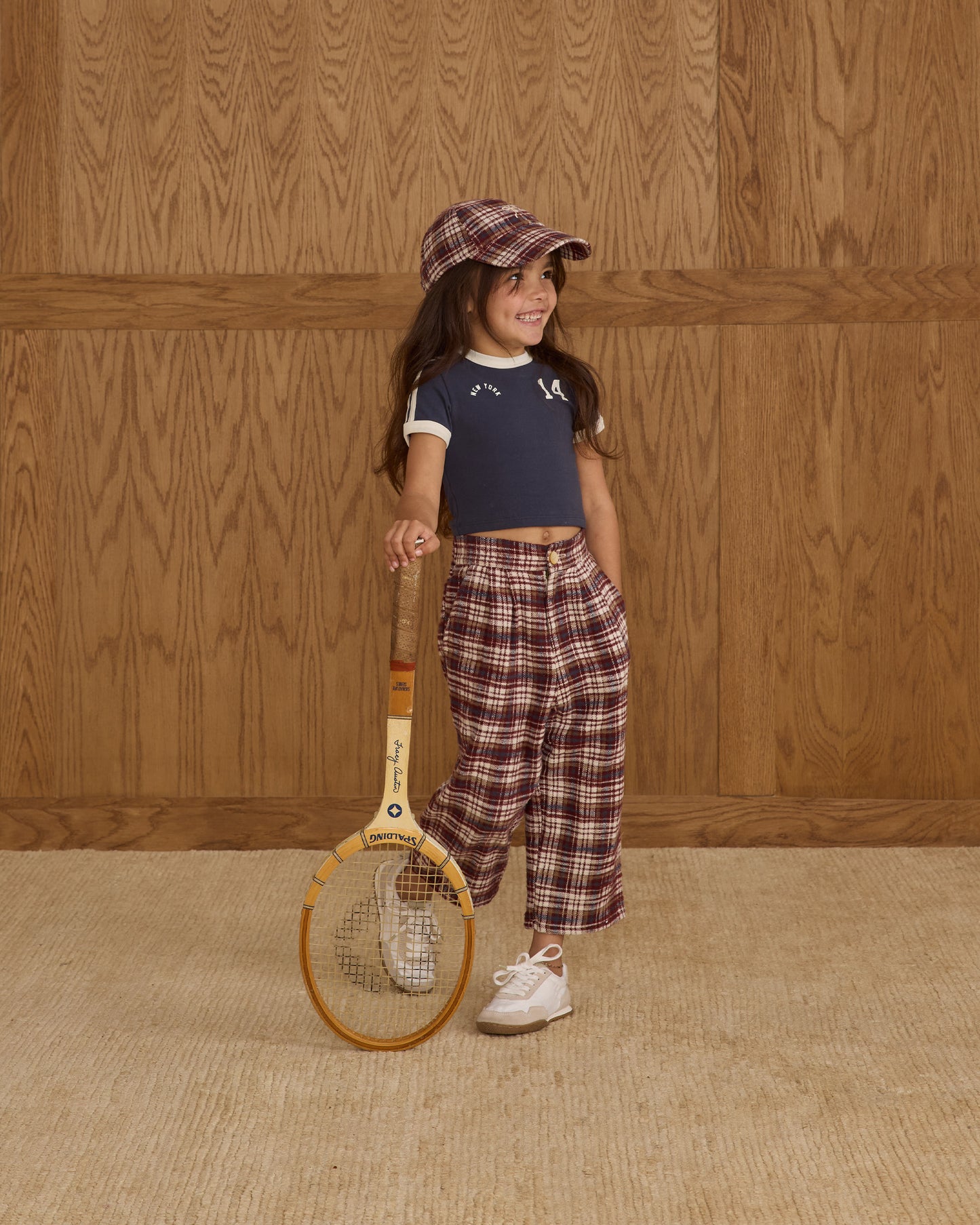 Brooklyn Trouser || Burgundy Plaid
