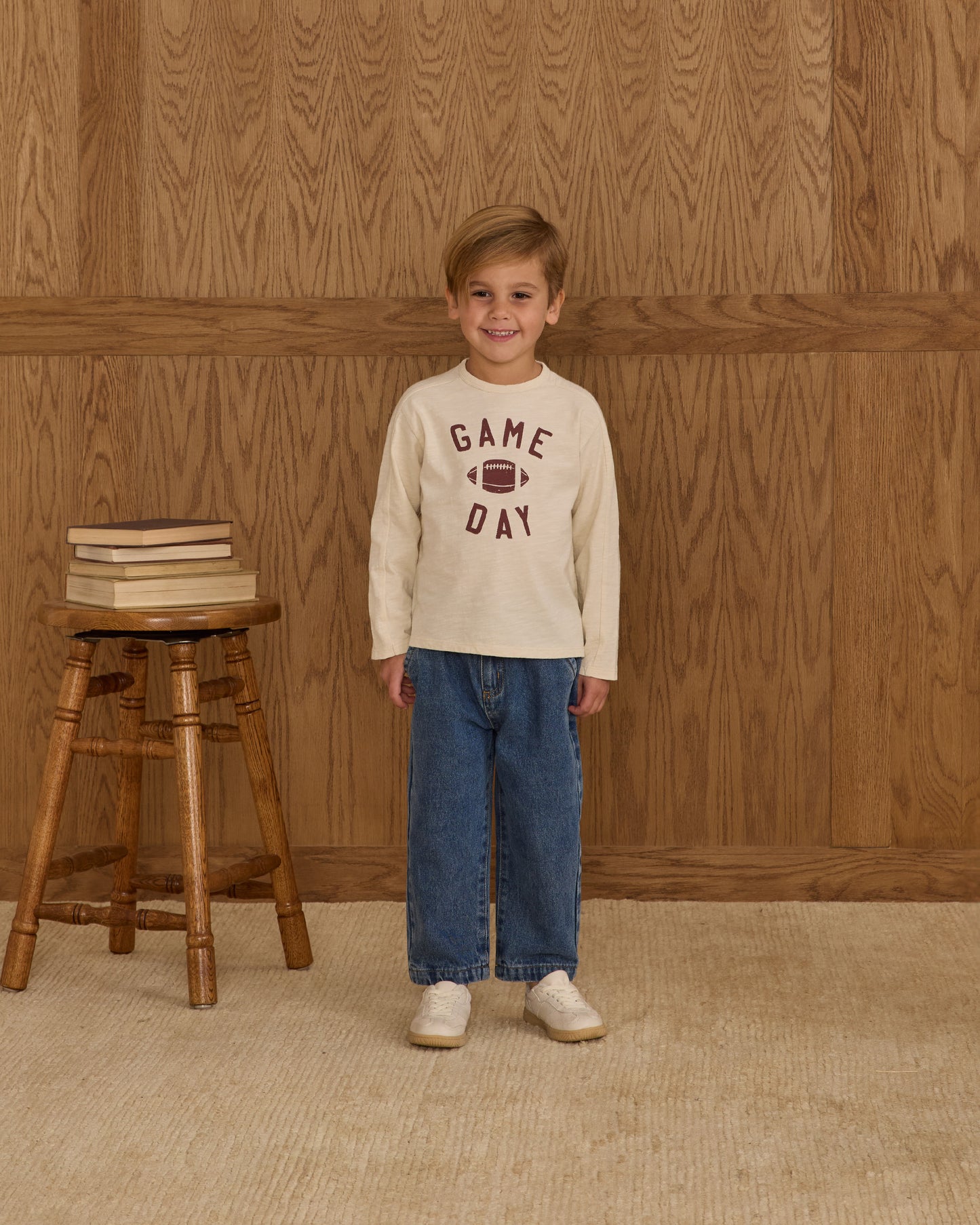 Long Sleeve Paneled Tee || Game Day