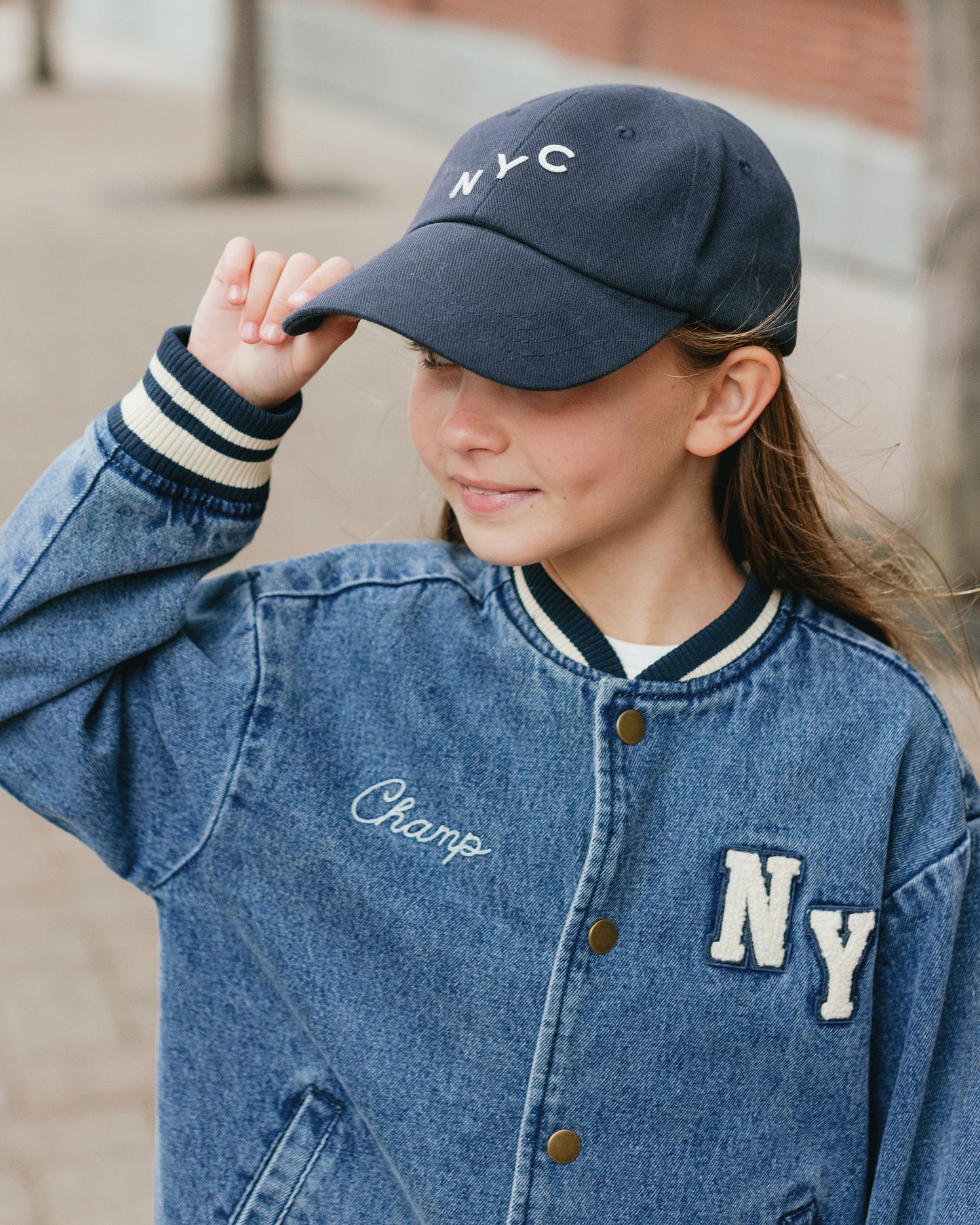 Varsity Jacket || Indigo Denim