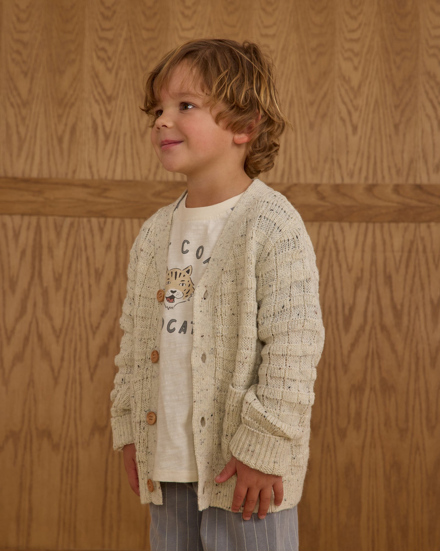 Wynn Cardigan || Oatmeal Speckle