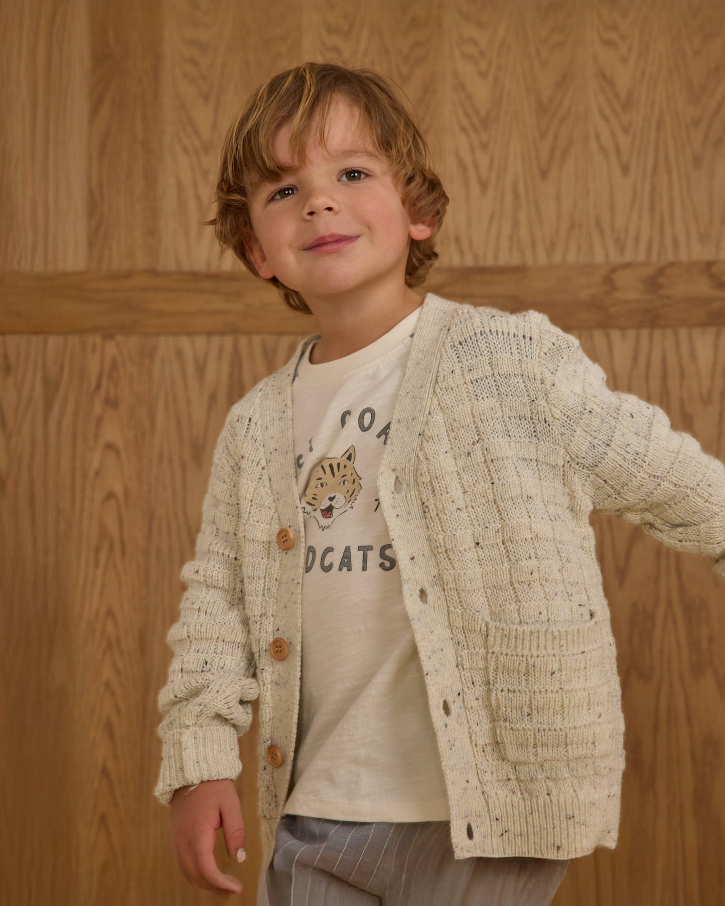 Wynn Cardigan || Oatmeal Speckle