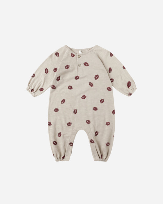 Henley Jumpsuit || Football