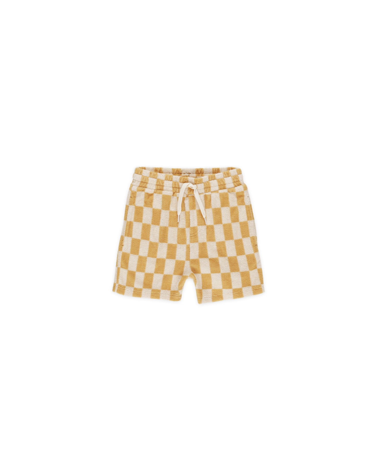 Terry Boys Short || Marigold Check