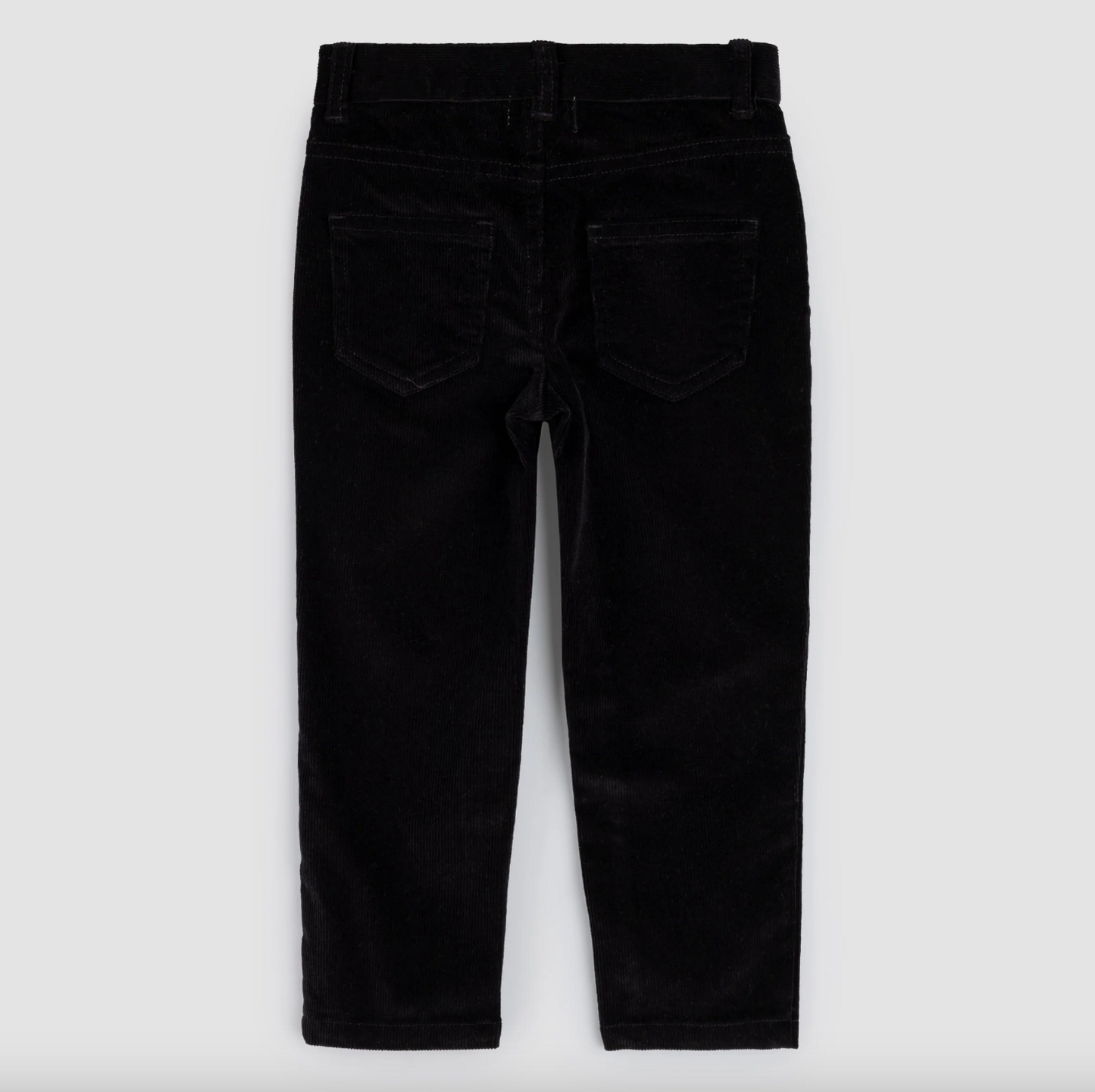 Jet Black Corduroy Boy's Pants