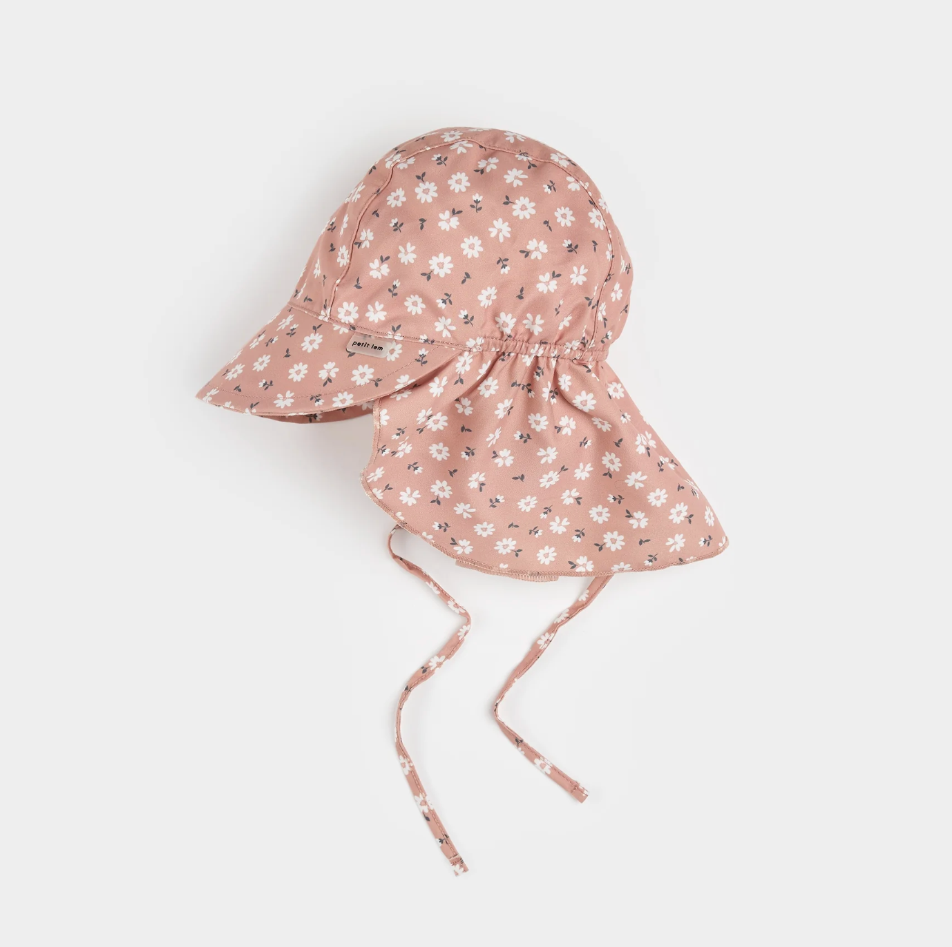 Ditsy Daisies Print Flap Hat