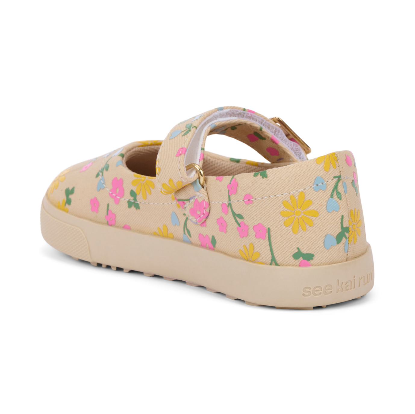 Oatmeal/Floral Lucia Sneaker