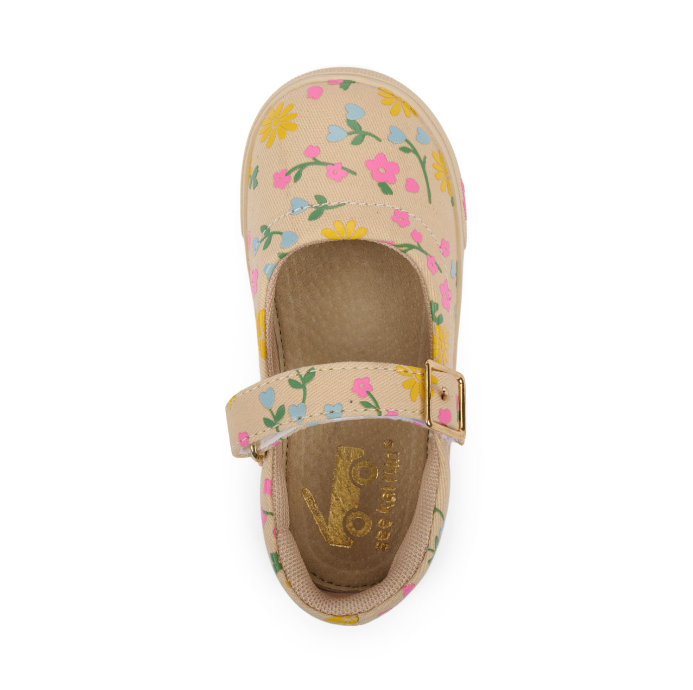Oatmeal/Floral Lucia Sneaker