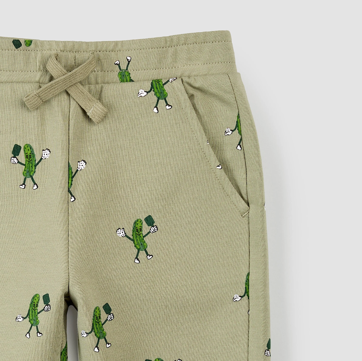 Pickleball Print on Sage Short