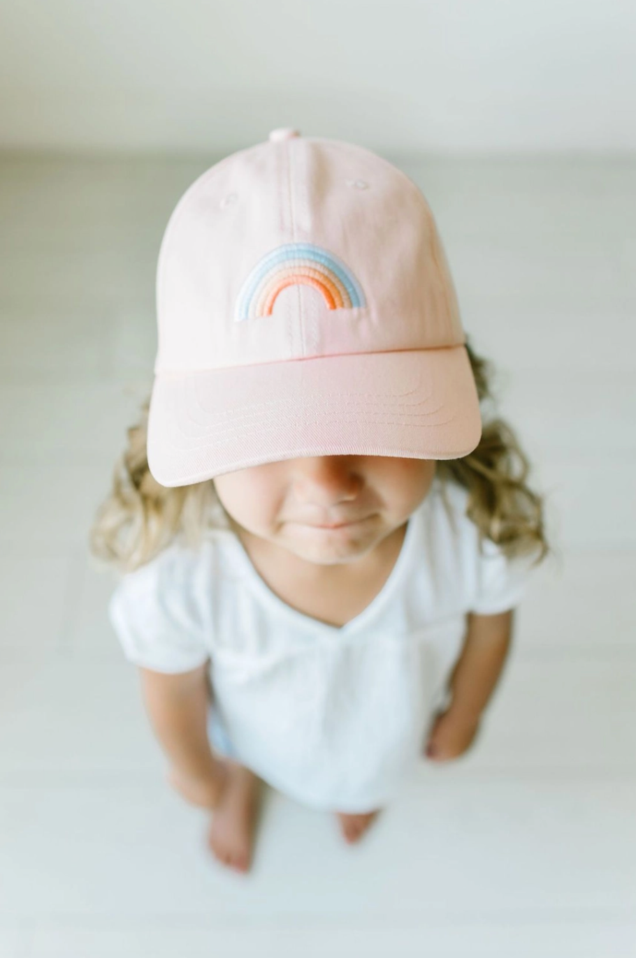 Blushing Rainbow Hat