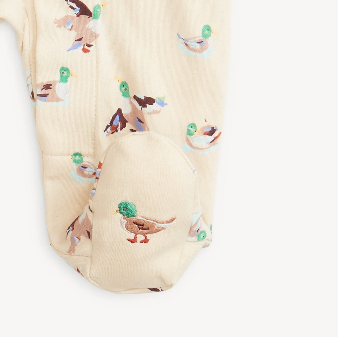 Quack Me Up Organic Cotton Footie