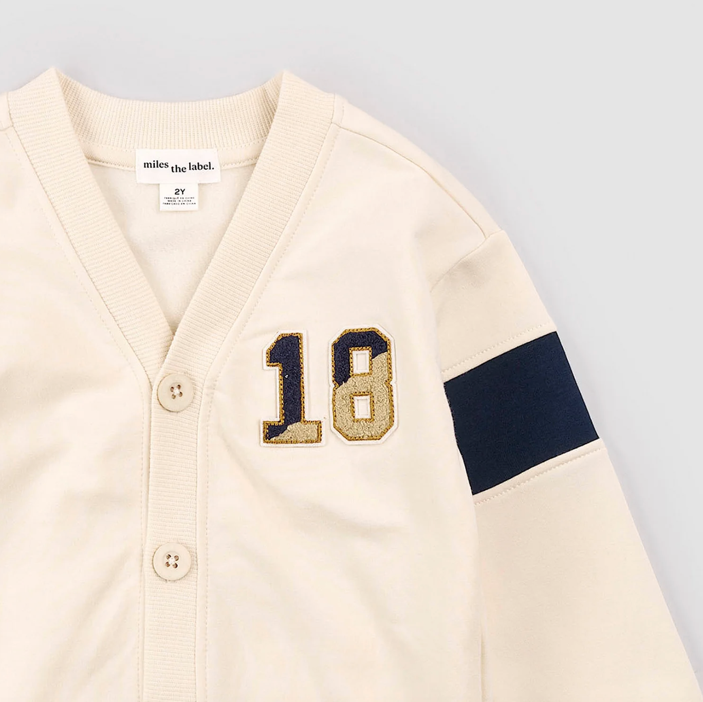 Varsity Birch Knit Cardigan