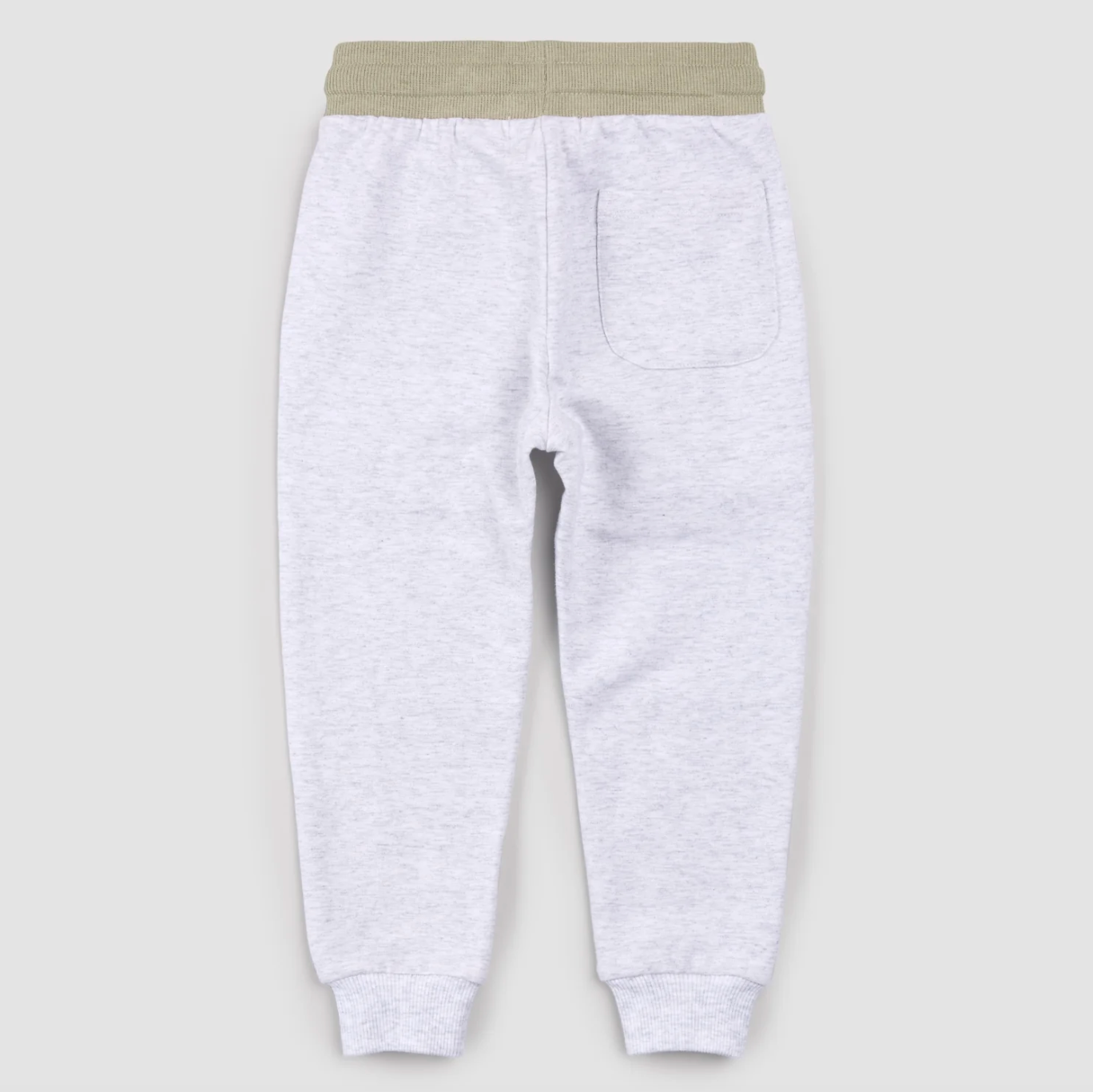 Miles Blue Patched Light Grey Joggers