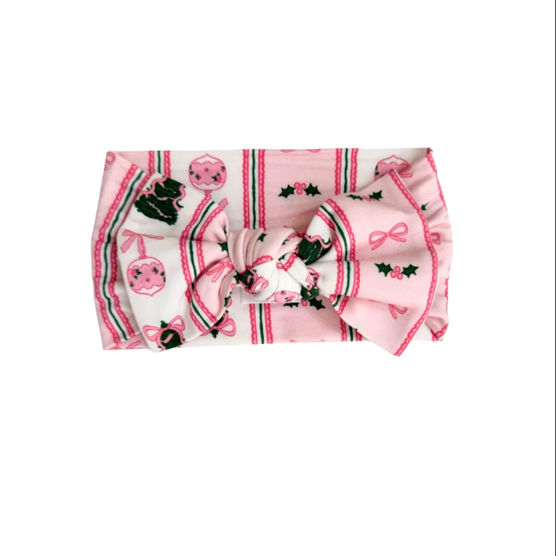 Pinkmas Bow Headband