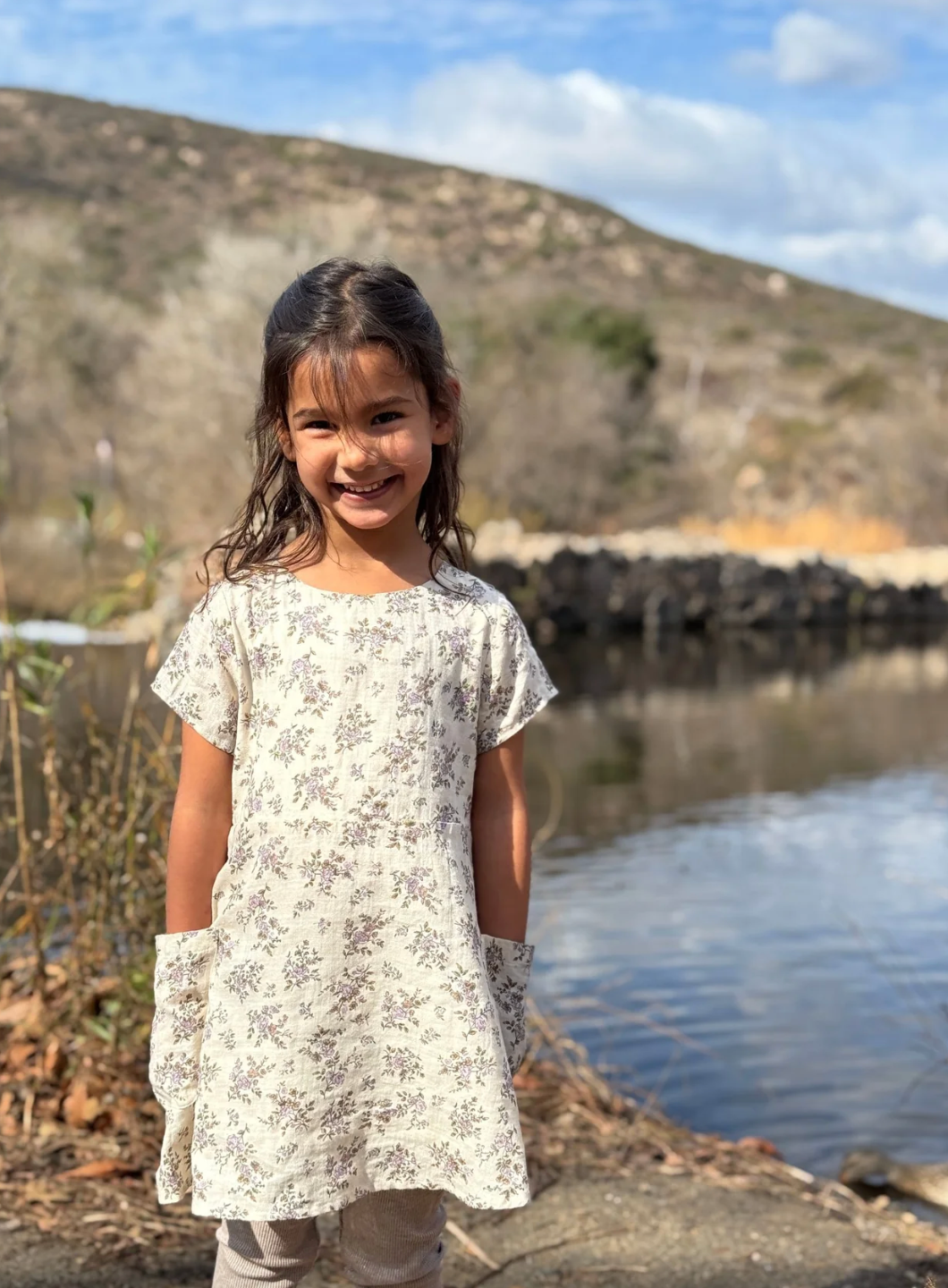 Lavender Floral Debbie Dress