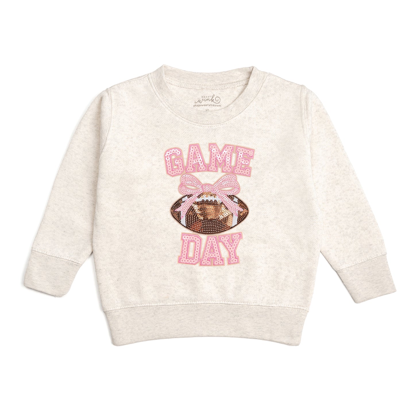 Game Day Sequin Patch Sweatshirt