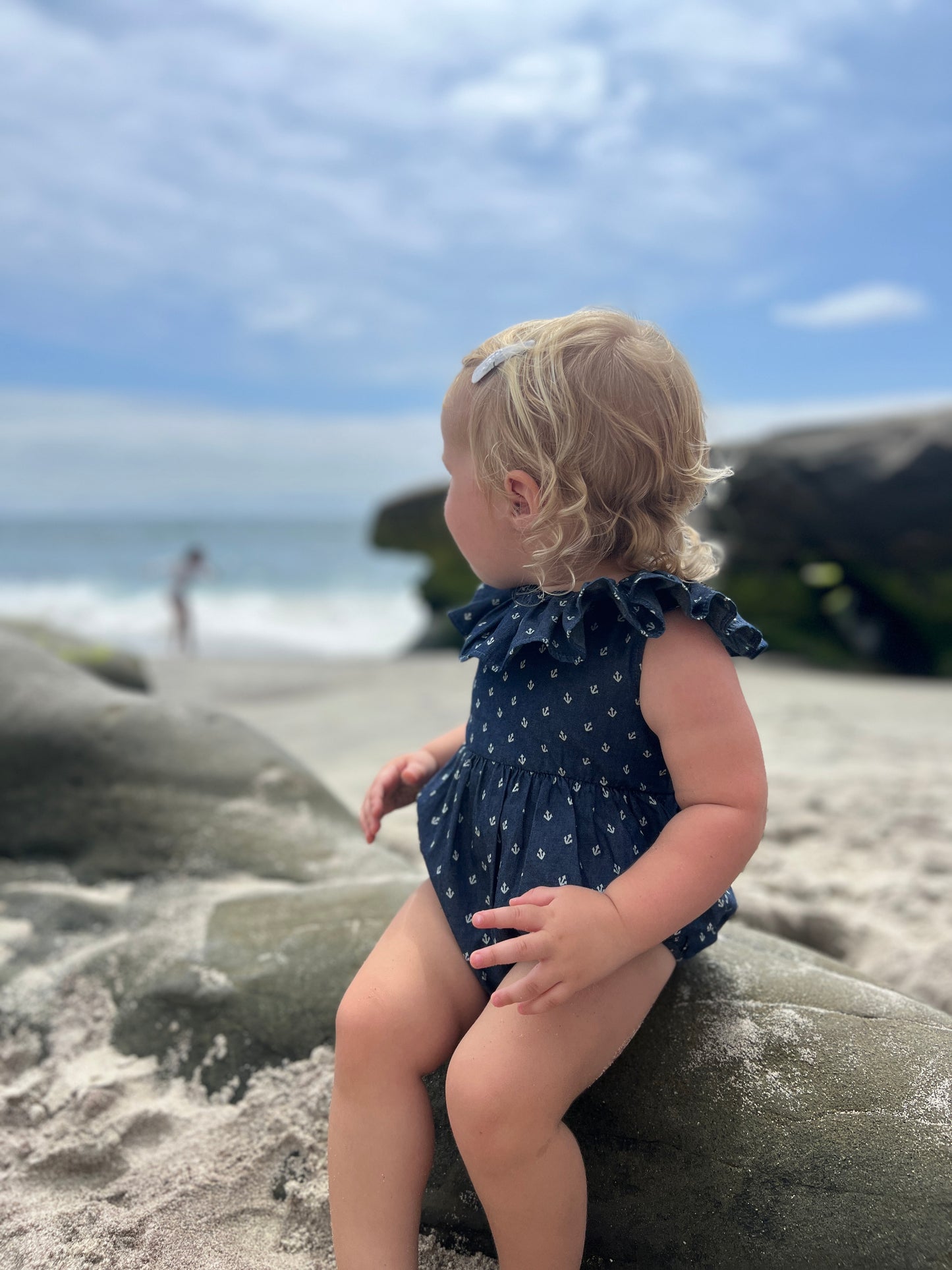 Navy Anchors Maya Bubble