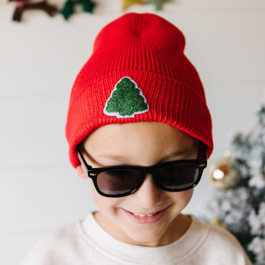 Christmas Tree Patch Beanie