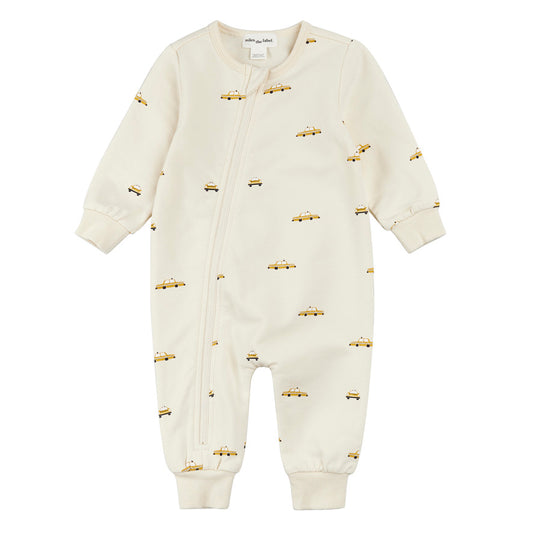 Taxi Print on Birch Zipsuit