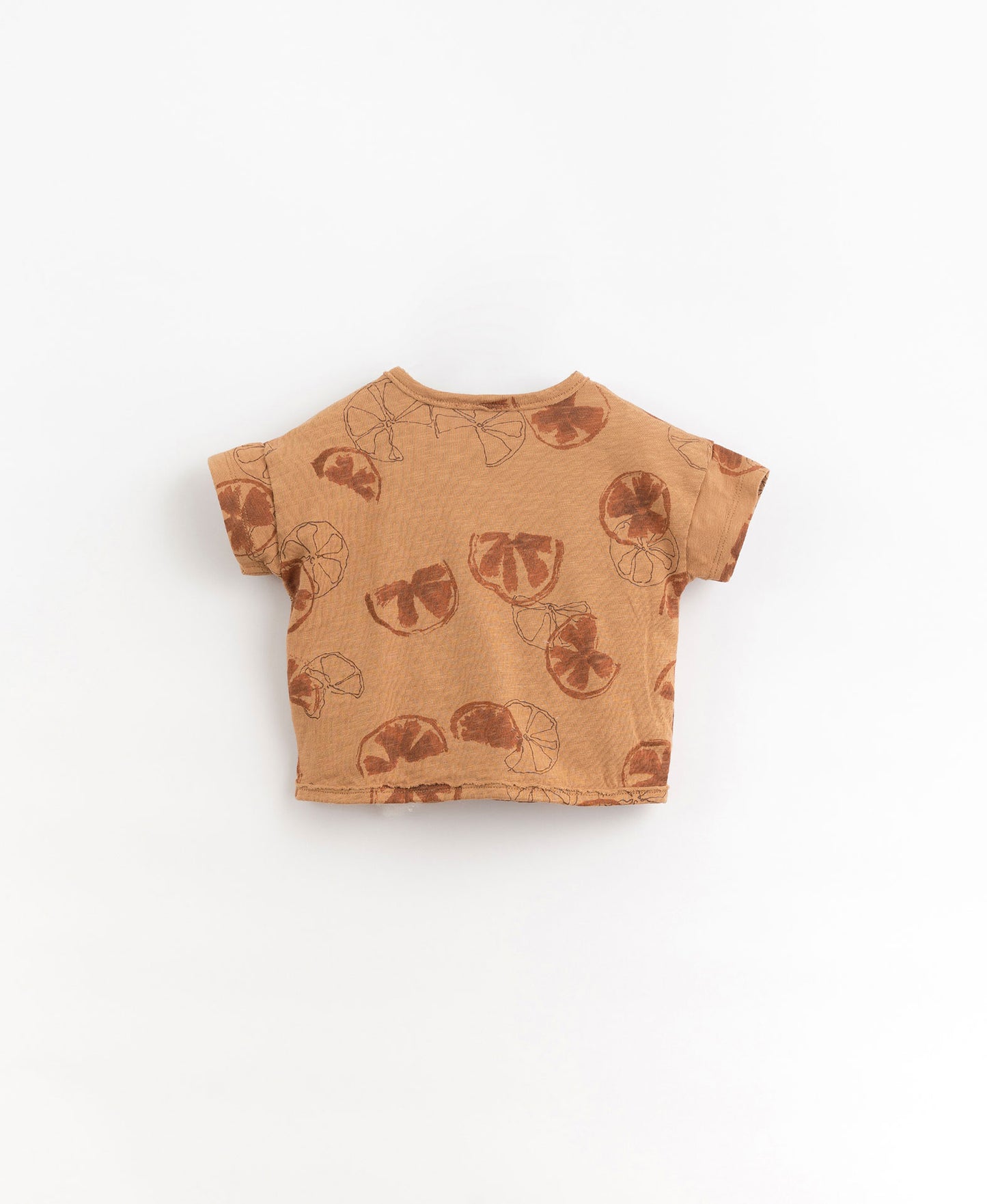 Organic cotton T-shirt with citrus print