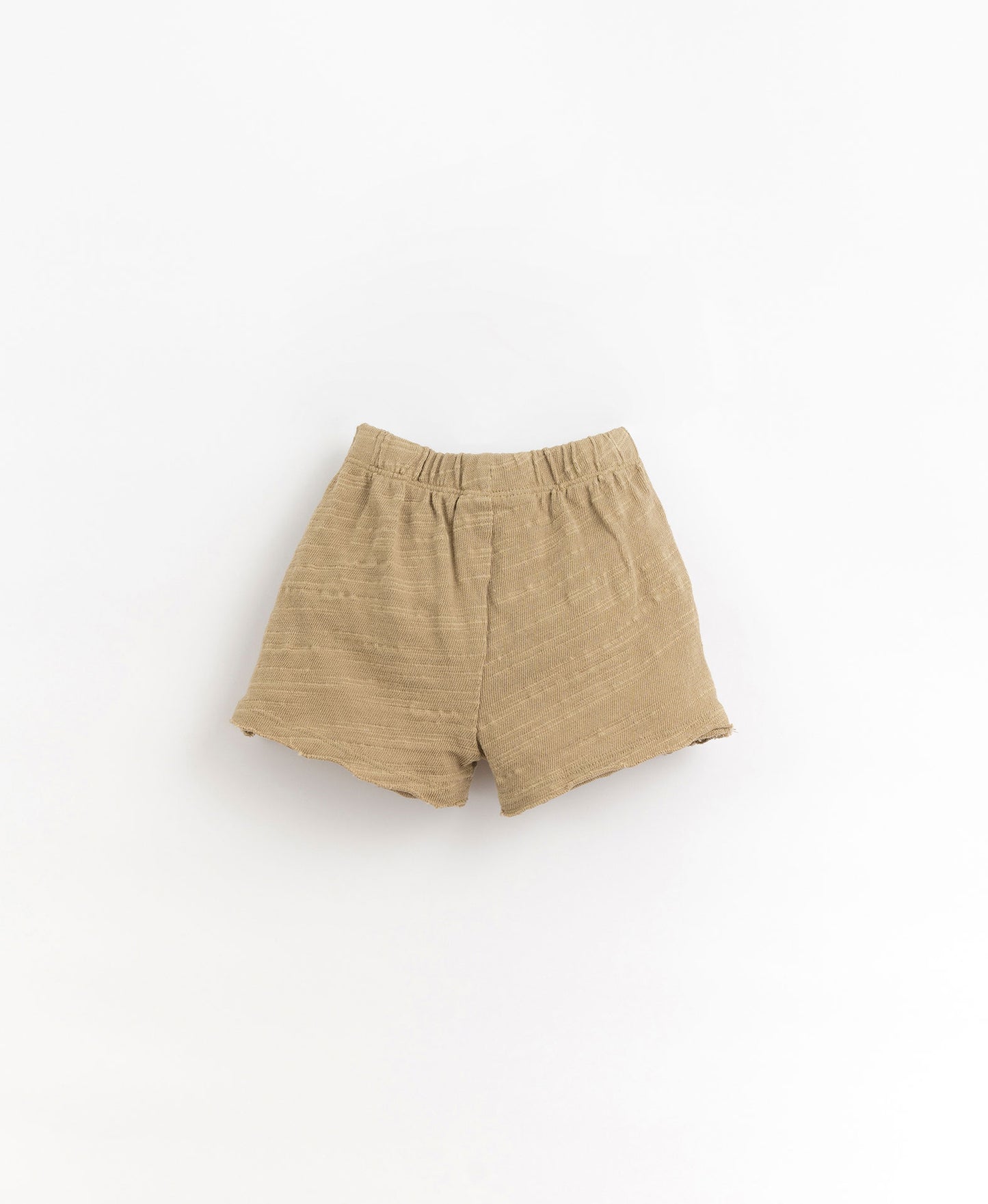 Shorts with kangaroo pocket - tan